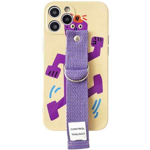 Чехол Funny Holder с цветным ремешком для Apple iPhone 11 Pro Max (6.5") Желтый / Фиолетовый
Чехол Funny Holder с цветным ремешком для Apple iPhone 11 Pro Max (6.5") Желтый / Фиолетовый