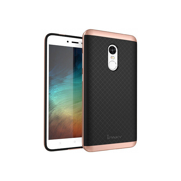 Чехол-накладка Ipaky TPU+PC Xiaomi Redmi Note 4x Black/Rose Gold'
Чехол-накладка Ipaky TPU+PC Xiaomi Redmi Note 4x Black/Rose Gold'