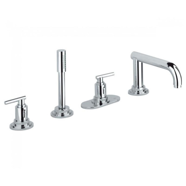 Смеситель для ванны GROHE Atrio Jota на 4 отверстия, двухвентильный, для монтажа на плиточном бортике
Смеситель для ванны GROHE Atrio Jota на 4 отверстия, двухвентильный, для монтажа на плиточном бортике