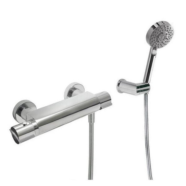 Смеситель-термостат для душа Tres Lex/Alplus с душевым гарнитуром 
Смеситель-термостат для душа Tres Lex/Alplus с душевым гарнитуром