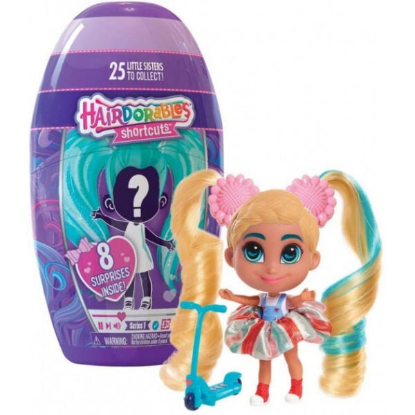 Кукла Сюрприз Hairdorables от Just Play Серия 1 Shortcuts Младшие сестренки С Аксессуарами Оригинал (144)
Кукла Сюрприз Hairdorables от Just Play Серия 1 Shortcuts Младшие сестренки С Аксессуарами Оригинал (144)