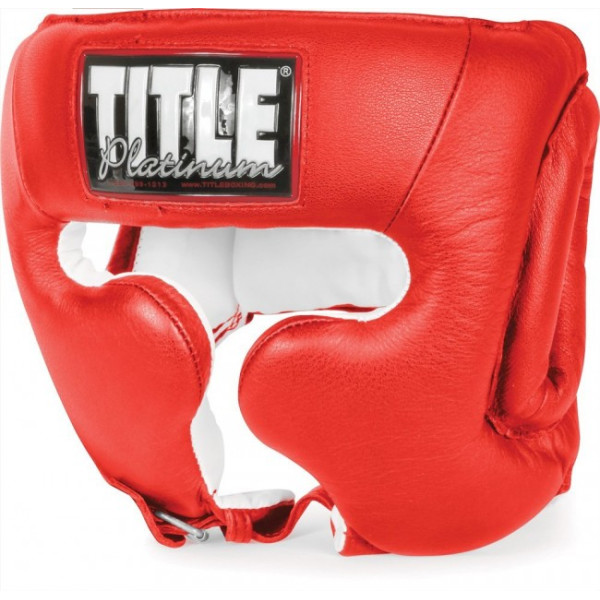 TITLE Platinum Training Headgear L (красный) 
TITLE Platinum Training Headgear L (красный)