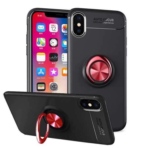 TPU чехол Deen ColorRing под магнитный держатель для Apple iPhone X (5.8") Черный / Красный
TPU чехол Deen ColorRing под магнитный держатель для Apple iPhone X (5.8") Черный / Красный