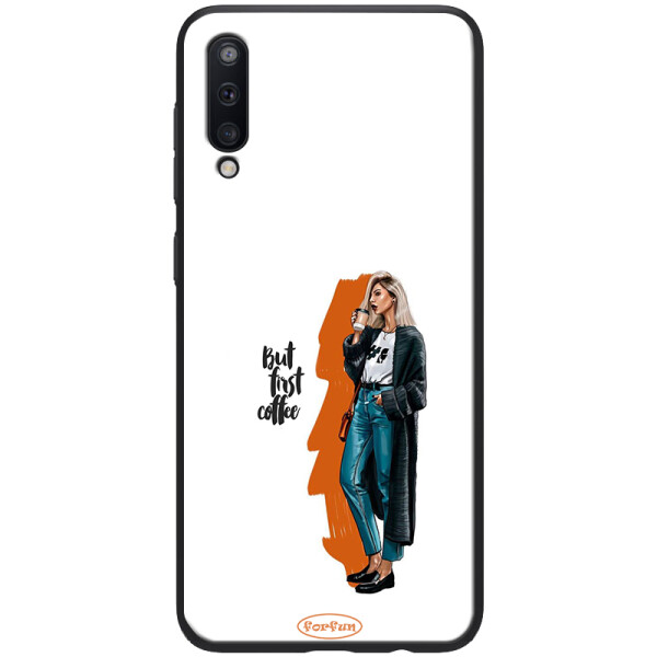 TPU+PC чехол ForFun для Samsung Galaxy A50 (A505F) / A50s / A30s But first coffee / белый
TPU+PC чехол ForFun для Samsung Galaxy A50 (A505F) / A50s / A30s But first coffee / белый