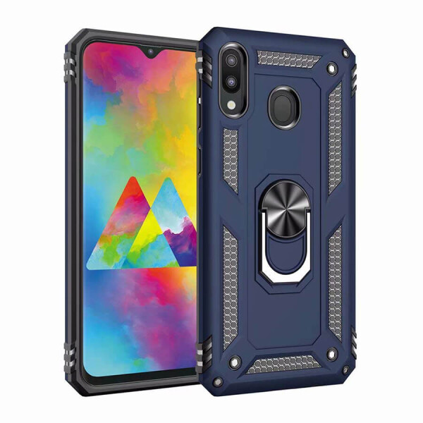 Ударопрочный чехол Serge Ring магнитный держатель для Samsung Galaxy A20 / A30 Темно-синий
Ударопрочный чехол Serge Ring магнитный держатель для Samsung Galaxy A20 / A30 Темно-синий