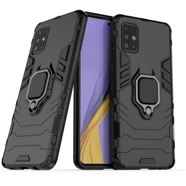 Ударопрочный чехол Transformer Ring под магнитный держатель для Samsung Galaxy A51 Черный / Soul Black
Ударопрочный чехол Transformer Ring под магнитный держатель для Samsung Galaxy A51 Черный / Soul Black