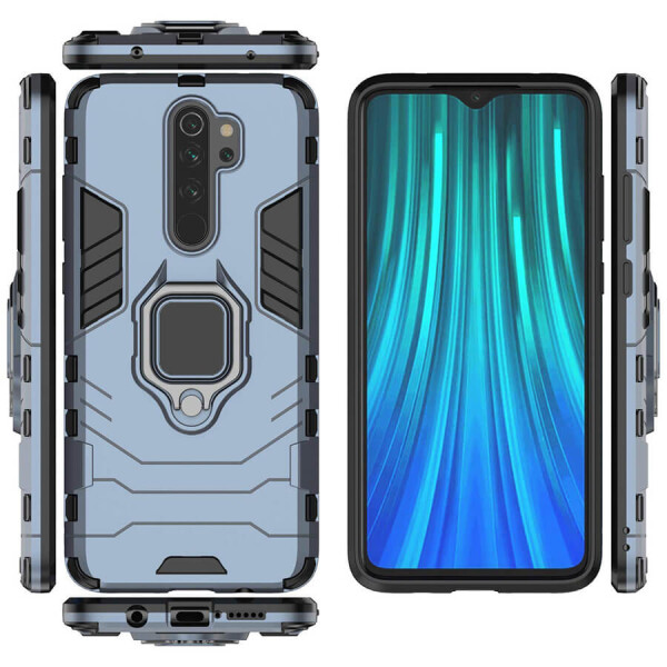 Ударопрочный чехол Transformer Ring под магнитный держатель для Xiaomi Redmi Note 8 Pro Серый / Metal slate
Ударопрочный чехол Transformer Ring под магнитный держатель для Xiaomi Redmi Note 8 Pro Серый / Metal slate