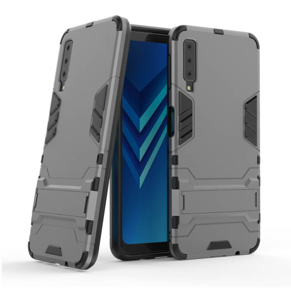 Ударопрочный чехол-подставка Transformer для Samsung Galaxy A50/ A50s/ A30s с мощной защитой корпуса Металл / Gun Metal
Ударопрочный чехол-подставка Transformer для Samsung Galaxy A50/ A50s/ A30s с мощной защитой корпуса Металл / Gun Metal