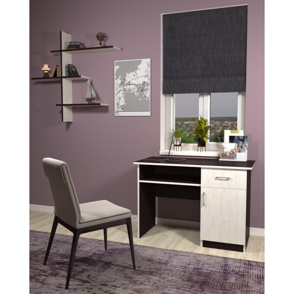 Компьютерный стол СП 1-10 Континент Венге магия + Шамони светлый + ПВХ Шамони светлый 
Компьютерный стол СП 1-10 Континент Венге магия + Шамони светлый + ПВХ Шамони светлый