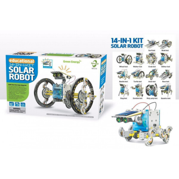 КОНСТРУКТОР CIC НА СОЛНЕЧНЫХ БАТАРЕЯХ Educational Solar Robot Kit 21-615 РОБОТ 14 В 1 (1044964323)
КОНСТРУКТОР CIC НА СОЛНЕЧНЫХ БАТАРЕЯХ Educational Solar Robot Kit 21-615 РОБОТ 14 В 1 (1044964323)
