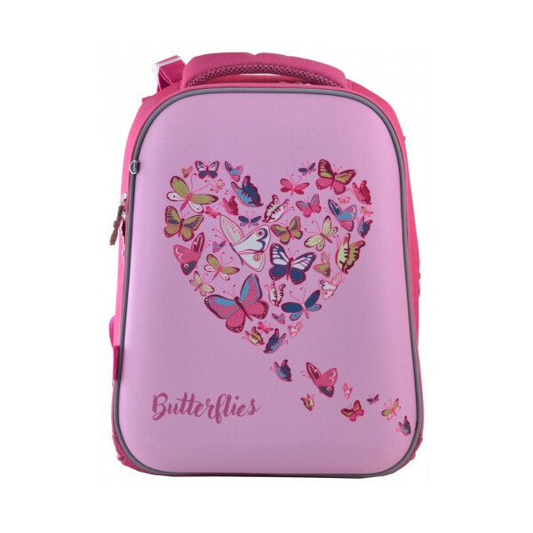 Рюкзак школьный каркасный 1 Вересня H-12 Delicate butterflies для девочки 38х29х15 см Розовый (556040)
Рюкзак школьный каркасный 1 Вересня H-12 Delicate butterflies для девочки 38х29х15 см Розовый (556040)