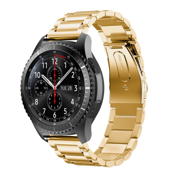 Металлический ремешок Watchbands Stainless Premium для смарт часов Samsung Gear S3 / Samsung Galaxy Watch 46mm Silver - золотой (WB006METALGOLD)
Металлический ремешок Watchbands Stainless Premium для смарт часов Samsung Gear S3 / Samsung Galaxy Watch 46mm Silver - золотой (WB006METALGOLD)