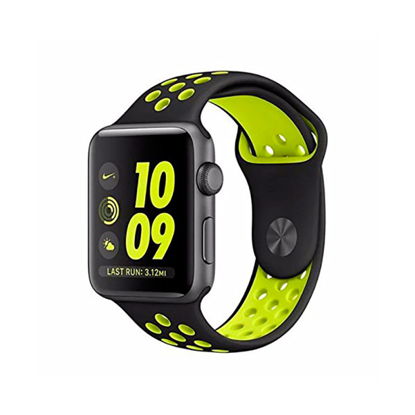 Ремешок для смарт часов Apple Watch Nike Sport Band OEM Black/Volt 42mm/44mm Series 1/2/3/4
Ремешок для смарт часов Apple Watch Nike Sport Band OEM Black/Volt 42mm/44mm Series 1/2/3/4