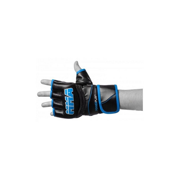Перчатки для MMA PowerPlay 3055, синие - S 
Перчатки для MMA PowerPlay 3055, синие - S