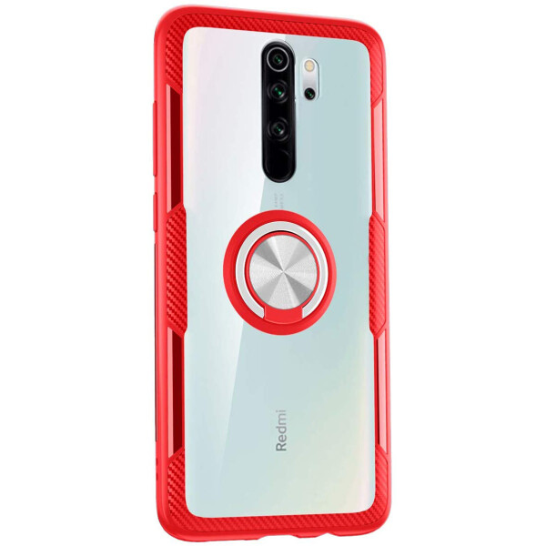Противоударный Чехол накладка Deen CrystalRing NEW с магнитным держателем для Xiaomi Redmi Note 8 Pro Бесцветный / Красный
Противоударный Чехол накладка Deen CrystalRing NEW с магнитным держателем для Xiaomi Redmi Note 8 Pro Бесцветный / Красный