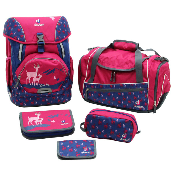 Рюкзак с набором школьных принадлежностей Deuter OneTwo Set-Sneaker Bag magenta deer (3880017 5018)
Рюкзак с набором школьных принадлежностей Deuter OneTwo Set-Sneaker Bag magenta deer (3880017 5018)