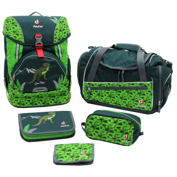Рюкзак с набором школьных принадлежностей Deuter OneTwo Set-Sneaker Bag forest dino (3880017 2018)
Рюкзак с набором школьных принадлежностей Deuter OneTwo Set-Sneaker Bag forest dino (3880017 2018)