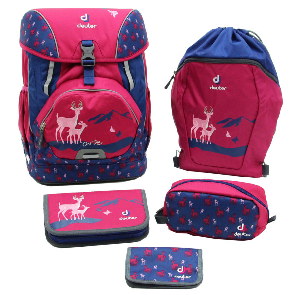 Рюкзак с набором школьных принадлежностей Deuter OneTwo Set-Hopper magenta deer (3880117 5018)
Рюкзак с набором школьных принадлежностей Deuter OneTwo Set-Hopper magenta deer (3880117 5018)