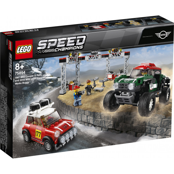 Конструктор LEGO Speed Champions Автомобили 1967 Mini Cooper S Rally та 2018 MINI John Cooper Багги (75894)
Конструктор LEGO Speed Champions Автомобили 1967 Mini Cooper S Rally та 2018 MINI John Cooper Багги (75894)