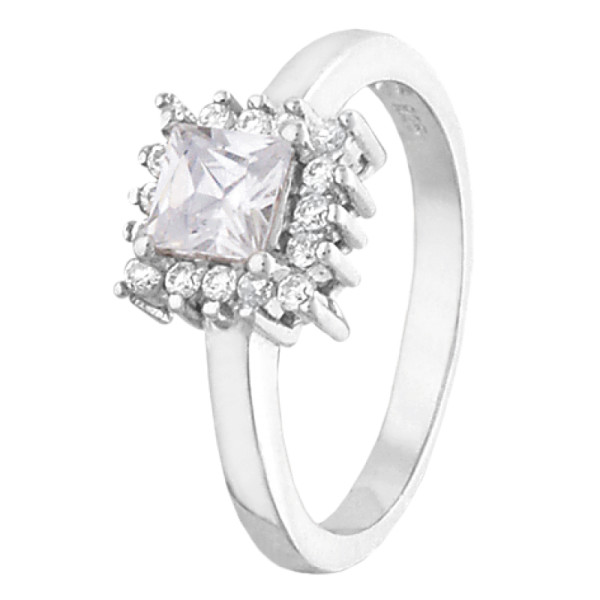 Кольцо из серебра с куб. циркониями, размер 15.5 (272918) 
Кольцо из серебра с куб. циркониями, размер 15.5 (272918)