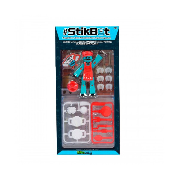 Игровой набор для анимационного творчества STIKBOT S4 – КУЛИНАРНОЕ ШОУ (1 фигурка, аксессуары) (TST4620C)
Игровой набор для анимационного творчества STIKBOT S4 – КУЛИНАРНОЕ ШОУ (1 фигурка, аксессуары) (TST4620C)