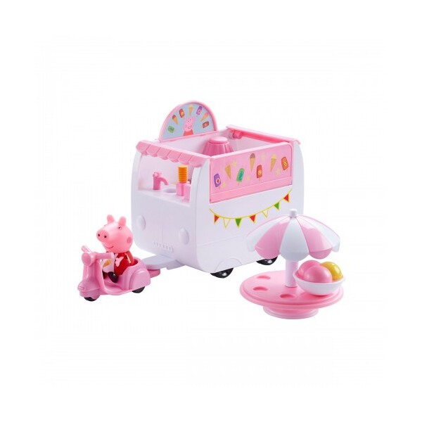 Игровой набор Peppa - ФУРГОНЧИК С МОРОЖЕНЫМ (фургон, фигурка Пеппы, стол, скутер, аксессуары) (06297)
Игровой набор Peppa - ФУРГОНЧИК С МОРОЖЕНЫМ (фургон, фигурка Пеппы, стол, скутер, аксессуары) (06297)