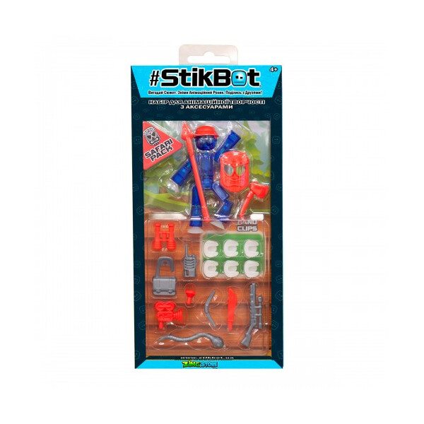 Игровой набор для анимационного творчества STIKBOT S3 - САФАРИ (1 фигурка , аксессуары) (TST3620SF)
Игровой набор для анимационного творчества STIKBOT S3 - САФАРИ (1 фигурка , аксессуары) (TST3620SF)