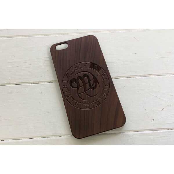 Деревянный чехол SkinWood Американский орех для iPhone 6 Plus с дизайнерской гравировкой Зодиак
Деревянный чехол SkinWood Американский орех для iPhone 6 Plus с дизайнерской гравировкой Зодиак