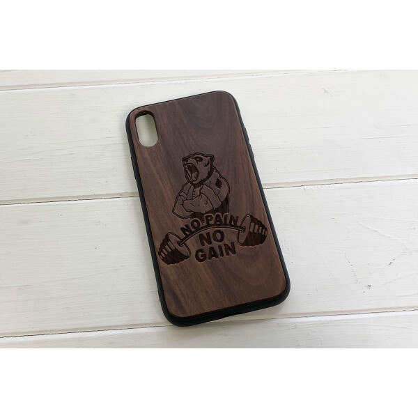 Деревянный чехол SkinWood Американский орех для iPhone XS MAX с дизайнерской гравировкой NoPain
Деревянный чехол SkinWood Американский орех для iPhone XS MAX с дизайнерской гравировкой NoPain
