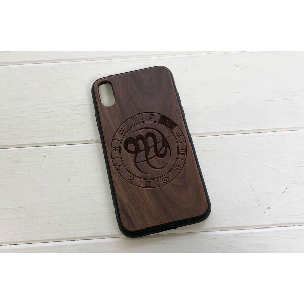 Деревянный чехол SkinWood Американский орех для iPhone XS MAX с дизайнерской гравировкой Зодиак
Деревянный чехол SkinWood Американский орех для iPhone XS MAX с дизайнерской гравировкой Зодиак