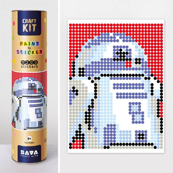 Картина по номерам стикерами в тубусе Робот синий (R2D2) , 33х48см, 1200 стикеров. 1876
Картина по номерам стикерами в тубусе Робот синий (R2D2) , 33х48см, 1200 стикеров. 1876