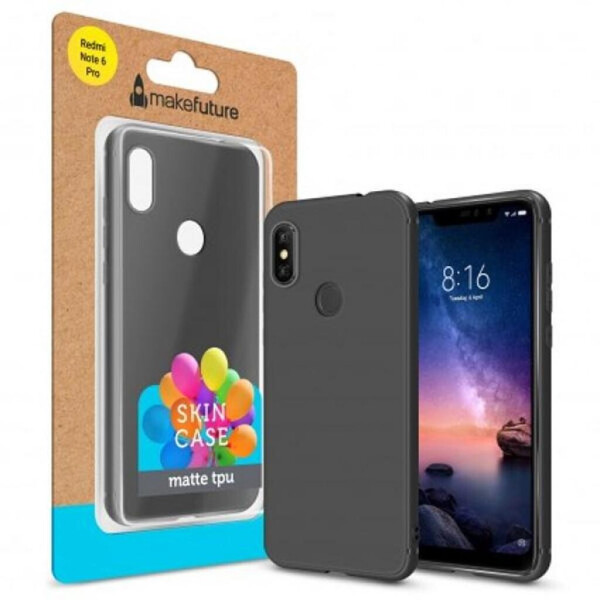 Чехол для мобильного телефона MakeFuture Skin Case Xiaomi Redmi Note 6 Pro Black (MCSK-XRN6PBK)