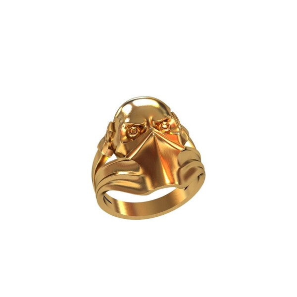 Печатка маска Maxi Silver 8447 SE, размер 15.5
Печатка маска Maxi Silver 8447 SE, размер 15.5