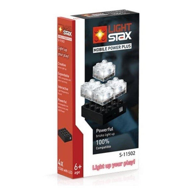 Конструктор Light Stax STAX Набор Power Plus с 4-мя кирпичиками 2х2 Transparent (LS-S11502)
Конструктор Light Stax STAX Набор Power Plus с 4-мя кирпичиками 2х2 Transparent (LS-S11502)