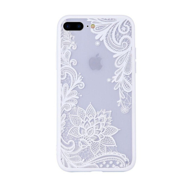 Чехол накладка xCase на iPhone 7 Plus/8 plus ажурный белый
