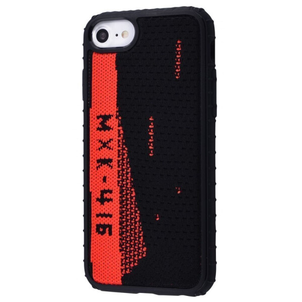 Чехол-накладка Yeezy boost Case (Textile+TPU) iPhone 6/6s/7/8/SE 2 black