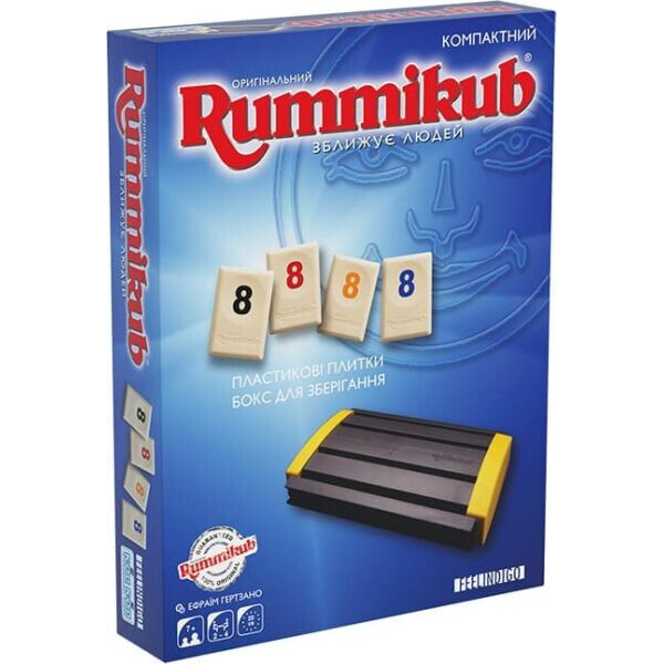 Настольная игра FeelIndigo Руммикуб. Компактная версия (Rummikub NGT Travel) (FI9680)
Настольная игра FeelIndigo Руммикуб. Компактная версия (Rummikub NGT Travel) (FI9680)