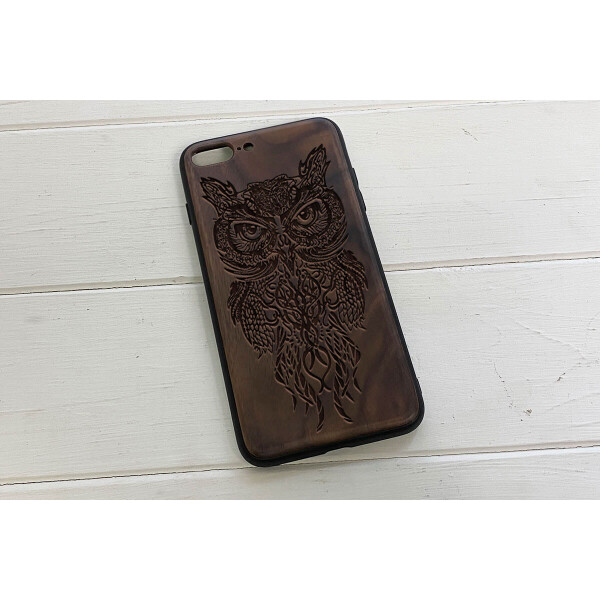 Деревянный чехол SkinWood Американский орех для iPhone 8 Plus с дизайнерской гравировкой Сова
Деревянный чехол SkinWood Американский орех для iPhone 8 Plus с дизайнерской гравировкой Сова