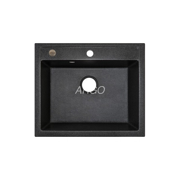 Кухонная мойка ARGO Cubo 590х500х200 графит, с отверстием для смесителя и переливом
Кухонная мойка ARGO Cubo 590х500х200 графит, с отверстием для смесителя и переливом