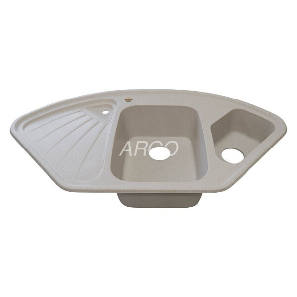 Кухонная мойка ARGO Trapezio 1060х575х190 авена, с отверстием для смесителя и переливом
Кухонная мойка ARGO Trapezio 1060х575х190 авена, с отверстием для смесителя и переливом