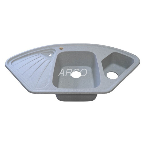 Кухонная мойка ARGO Trapezio 1060х575х190 св.серый, с отверстием для смесителя и переливом
Кухонная мойка ARGO Trapezio 1060х575х190 св.серый, с отверстием для смесителя и переливом