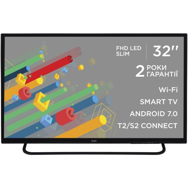 32" Ergo LE32CT5550AK Smart TV Black (У1)
32" Ergo LE32CT5550AK Smart TV Black (У1)