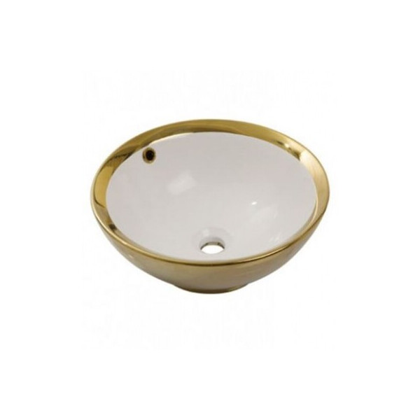 Керамическая раковина чаша NEWARC Newart countertop 42 см 5010G-W бело-золотая (27010)
Керамическая раковина чаша NEWARC Newart countertop 42 см 5010G-W бело-золотая (27010)