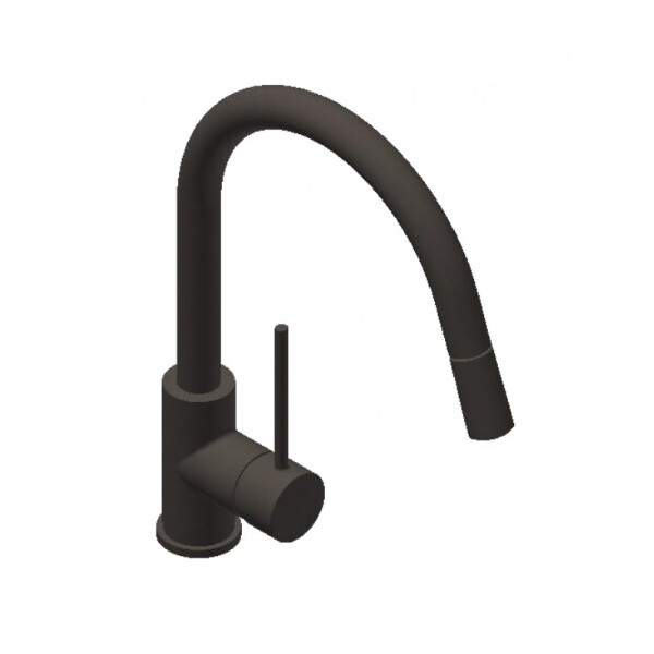 Смеситель кухонный однорычажный с выдвижным изливом Genebre Tau Black FRV61207 41 черный (59424)
Смеситель кухонный однорычажный с выдвижным изливом Genebre Tau Black FRV61207 41 черный (59424)