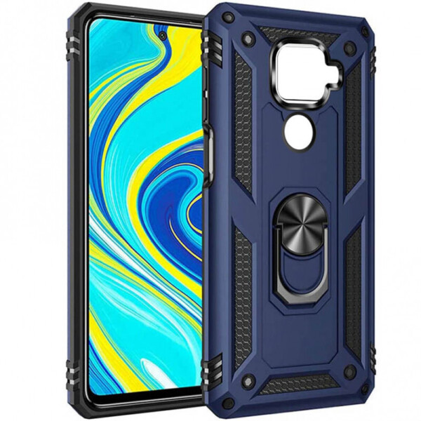 Ударопрочный чехол Serge Ring магнитный держатель для Xiaomi Redmi Note 9 (Темно-синий) (905813)
Ударопрочный чехол Serge Ring магнитный держатель для Xiaomi Redmi Note 9 (Темно-синий) (905813)