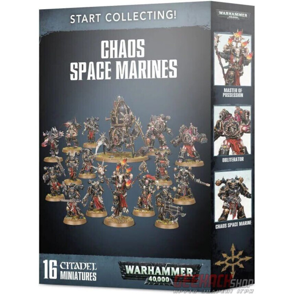 Настольная игра Games Workshop Start Collecting! Chaos Space Marines Warhammer 40000
Настольная игра Games Workshop Start Collecting! Chaos Space Marines Warhammer 40000