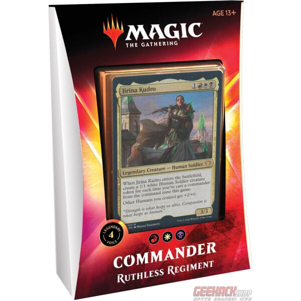 Настольная игра Wizards of the Coast Commander Deck Ruthless Regiment - Ikoria Lair of Behemoths Magic The Gathering
Настольная игра Wizards of the Coast Commander Deck Ruthless Regiment - Ikoria Lair of Behemoths Magic The Gathering