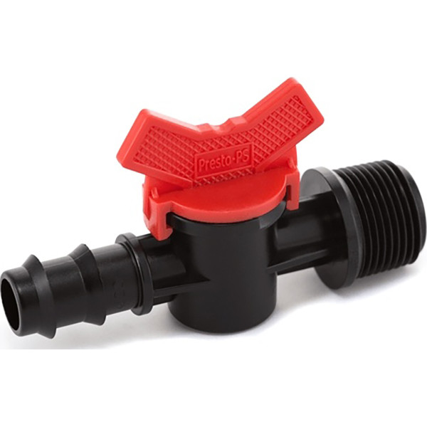 Кран шаровый Presto-PS с наружной резьбой 3/4 дюйма для трубки 20 мм (TV-013420)
Кран шаровый Presto-PS с наружной резьбой 3/4 дюйма для трубки 20 мм (TV-013420)