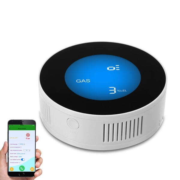 Умный датчик утечки бытового газа WiFi с сиреной Yobang Security GS-85 Original Белый (YB101DG)
Умный датчик утечки бытового газа WiFi с сиреной Yobang Security GS-85 Original Белый (YB101DG)