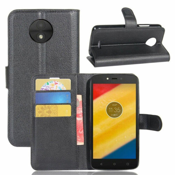 Чехол-книжка Deexe Wallet Style для Motorola Moto C Plus - Black
Чехол-книжка Deexe Wallet Style для Motorola Moto C Plus - Black